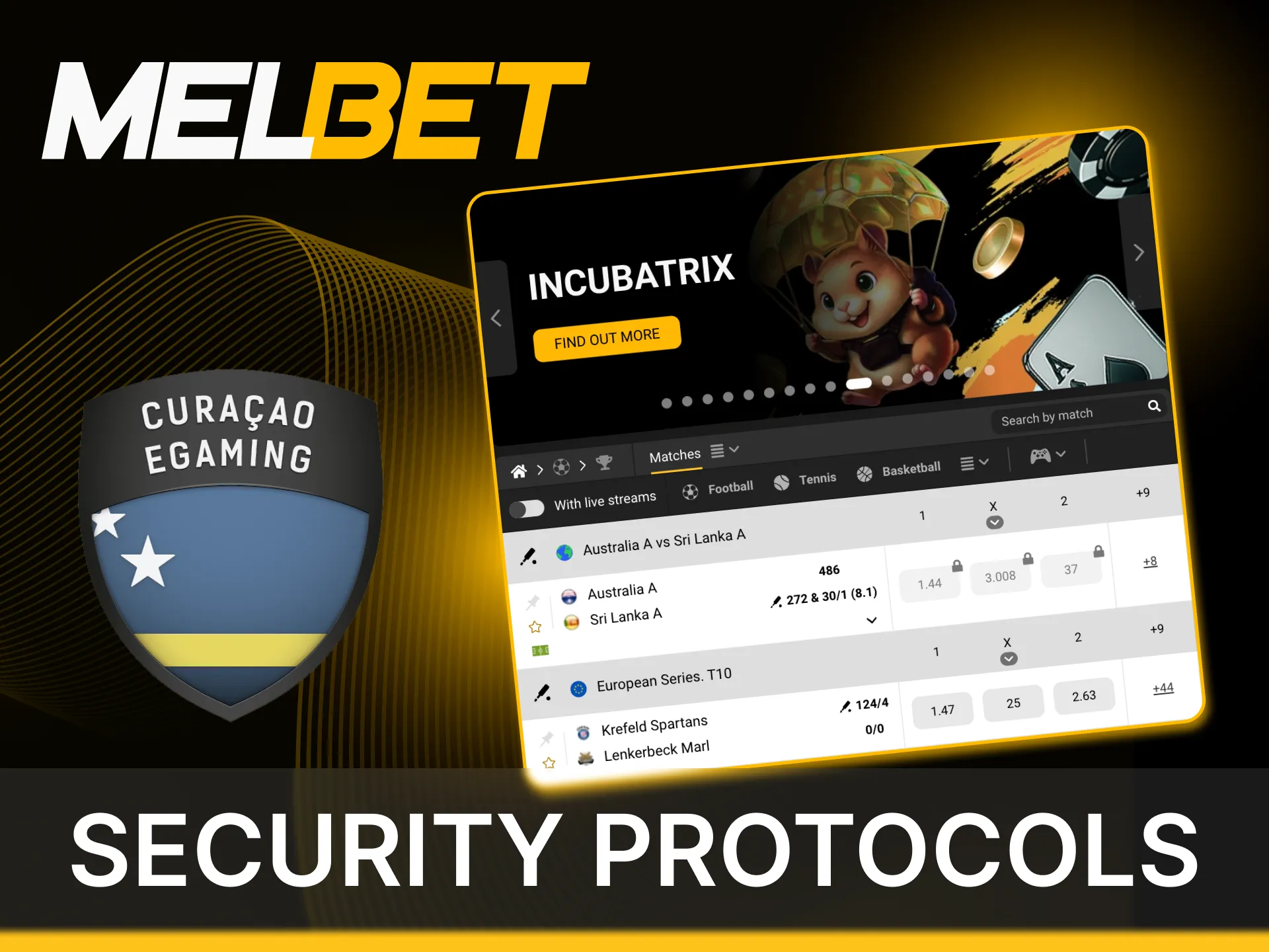 Melbet online casino has a game license.