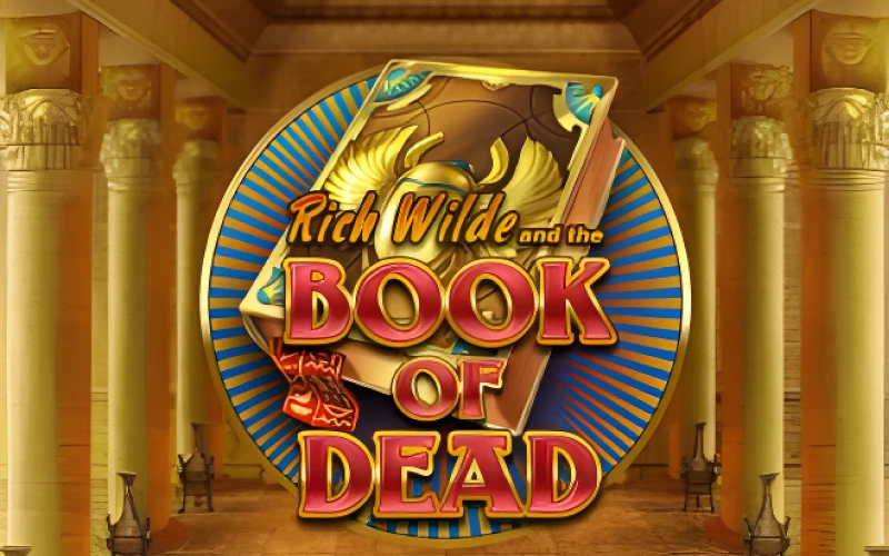 Try your luck in the Book of Dead game in Melbet online casino.