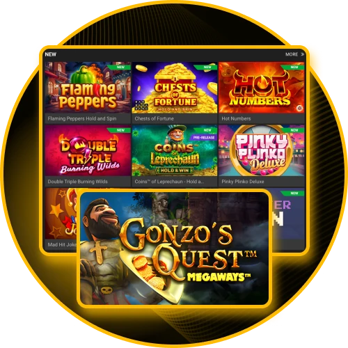 Play games from the best providers at Melbet online casino.