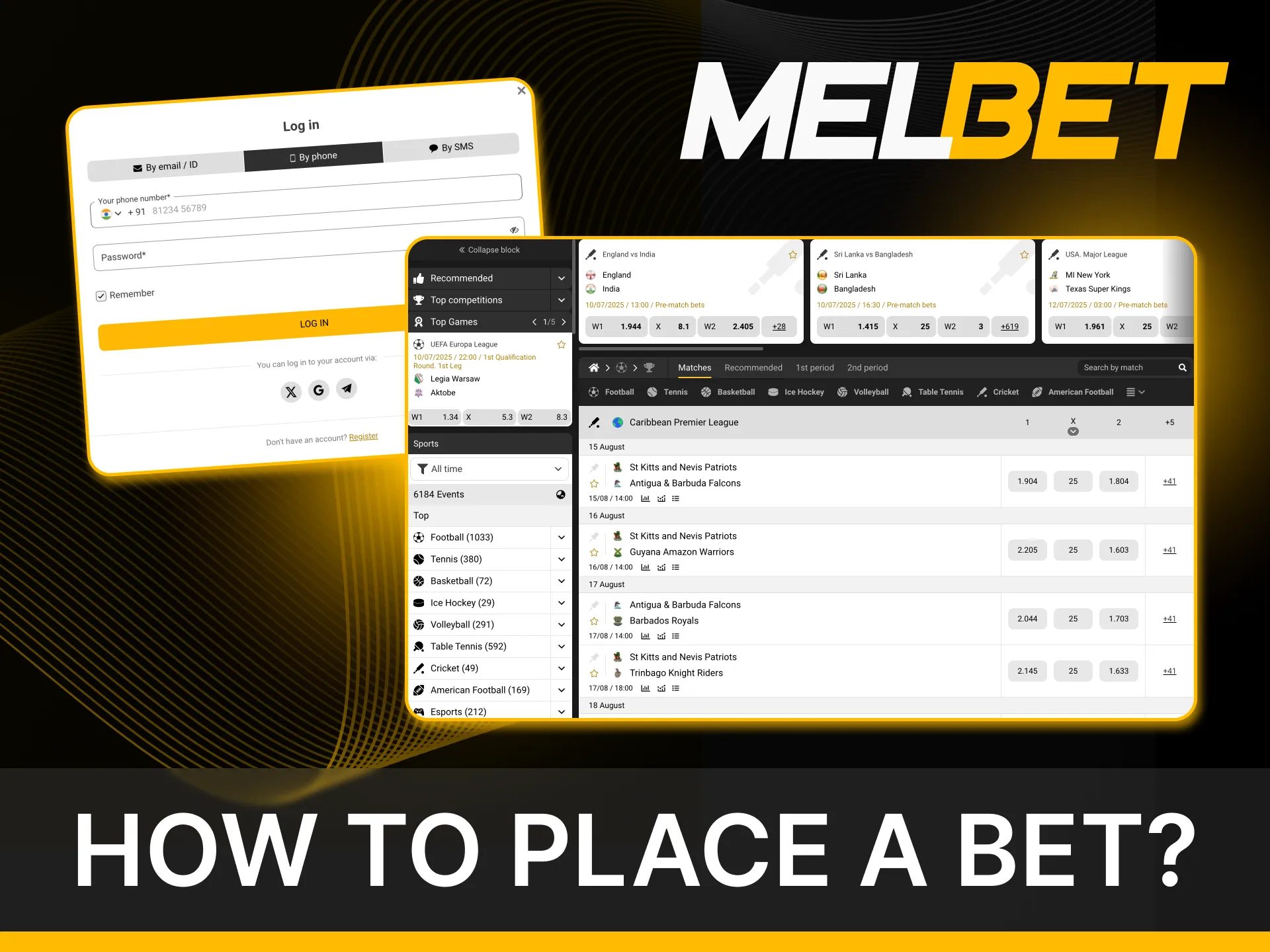 We have prepared for you step -by -step instructions on how to make bets at the Melbet online casino.