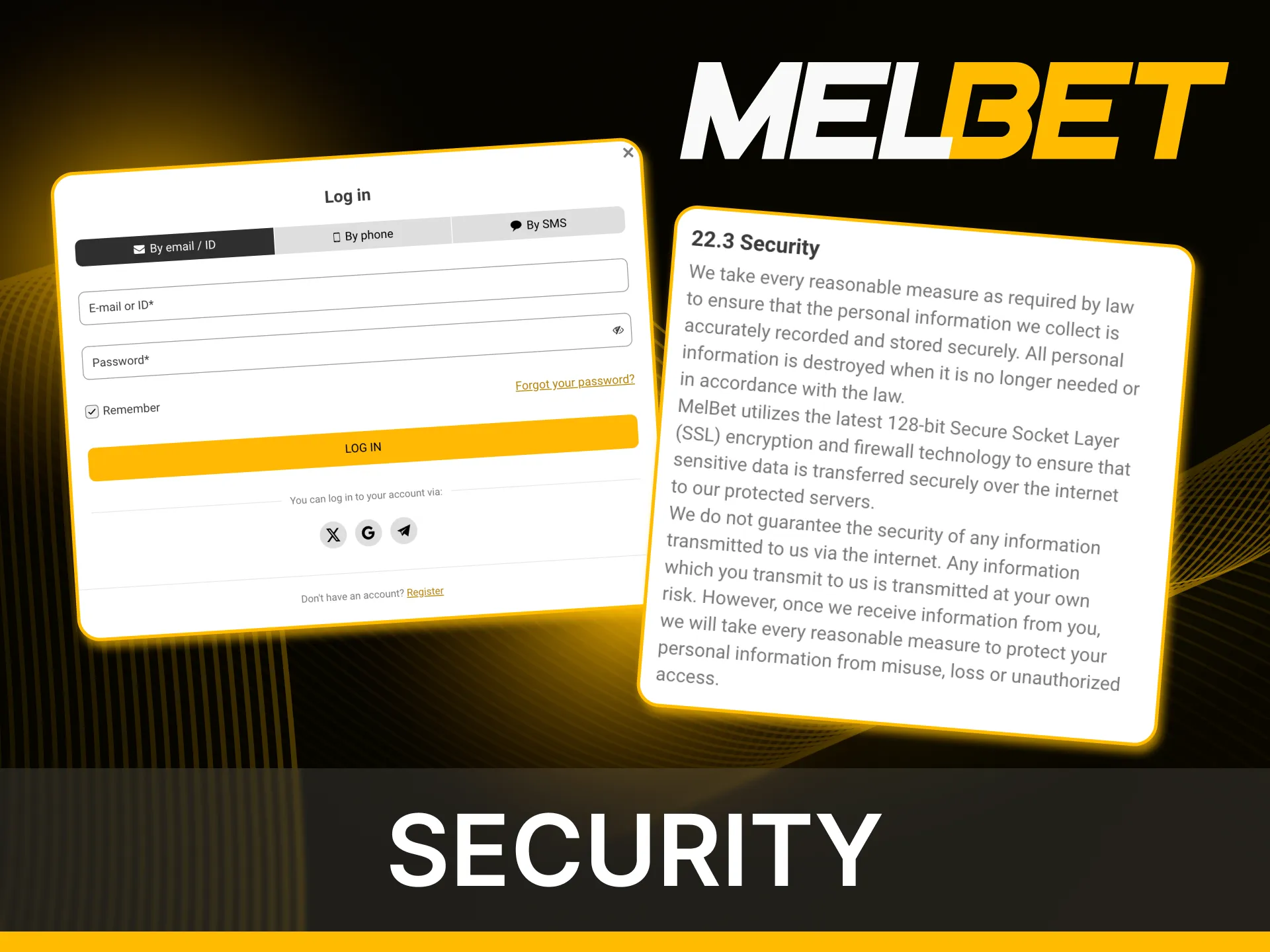 Melbet online casino provides the confidentiality and safety of user data.